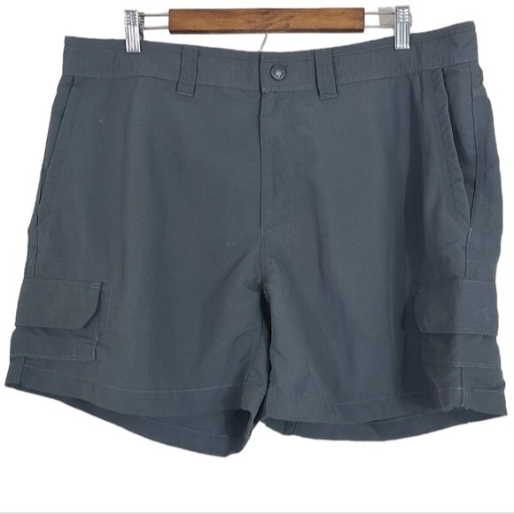 North Face Charcoal Gray Nylon Shorts size 38 - Picture 1 of 5